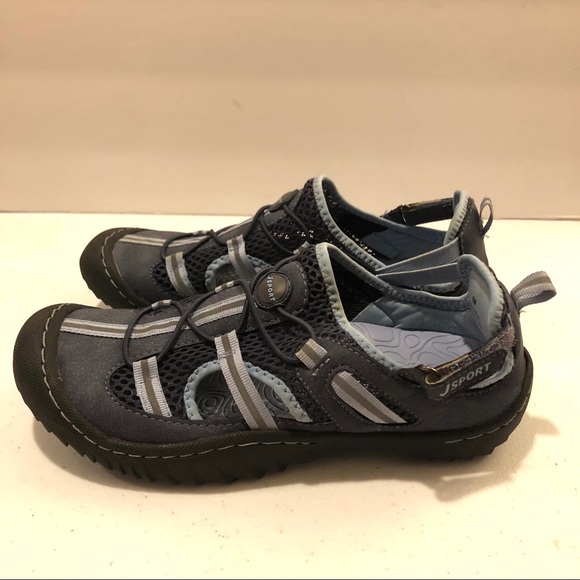 JSport by Jambu Bleeker All-Terrain Shoe Size 6.  Navy and light blue. - Picture 3 of 8